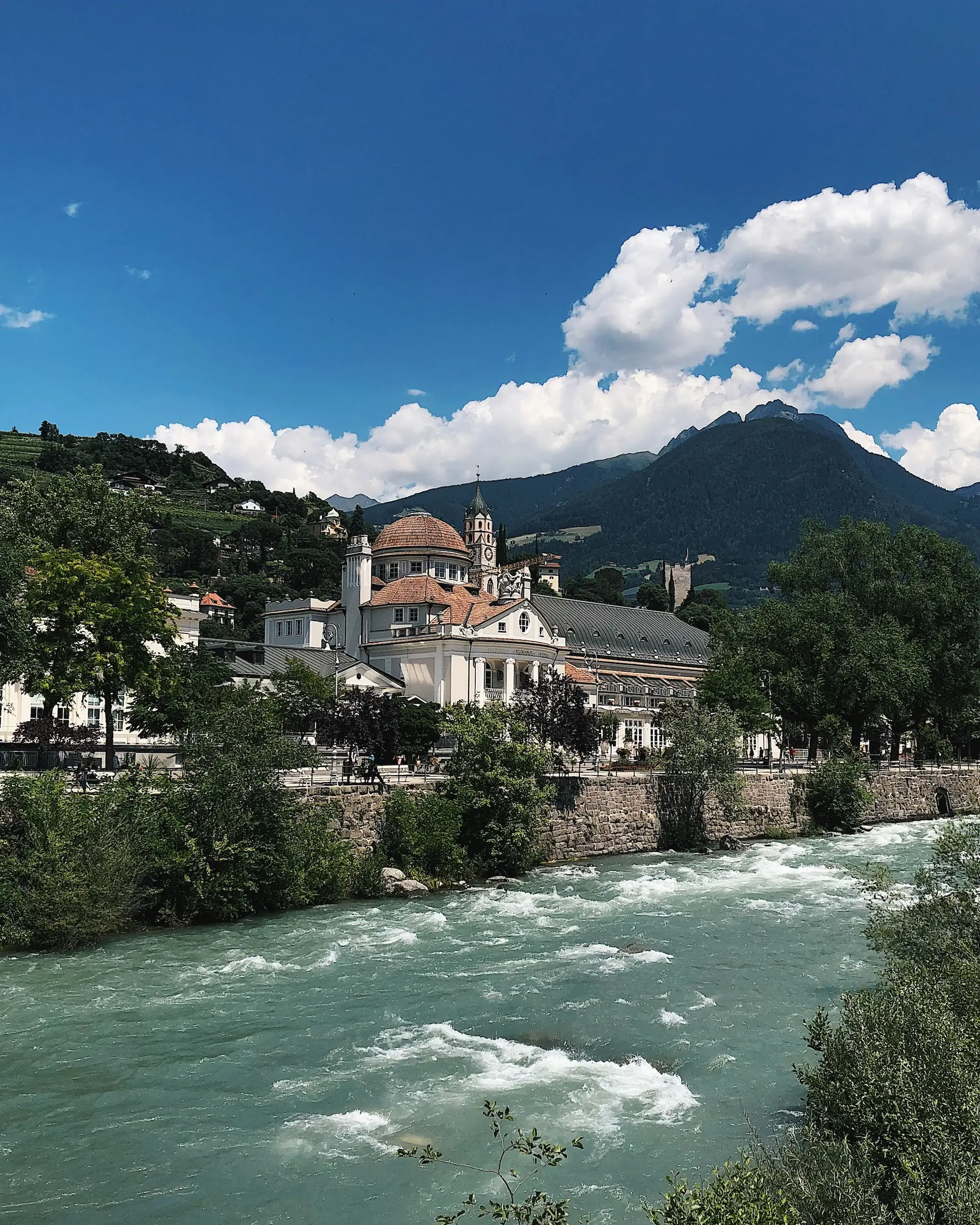 Alpine town of Merano
